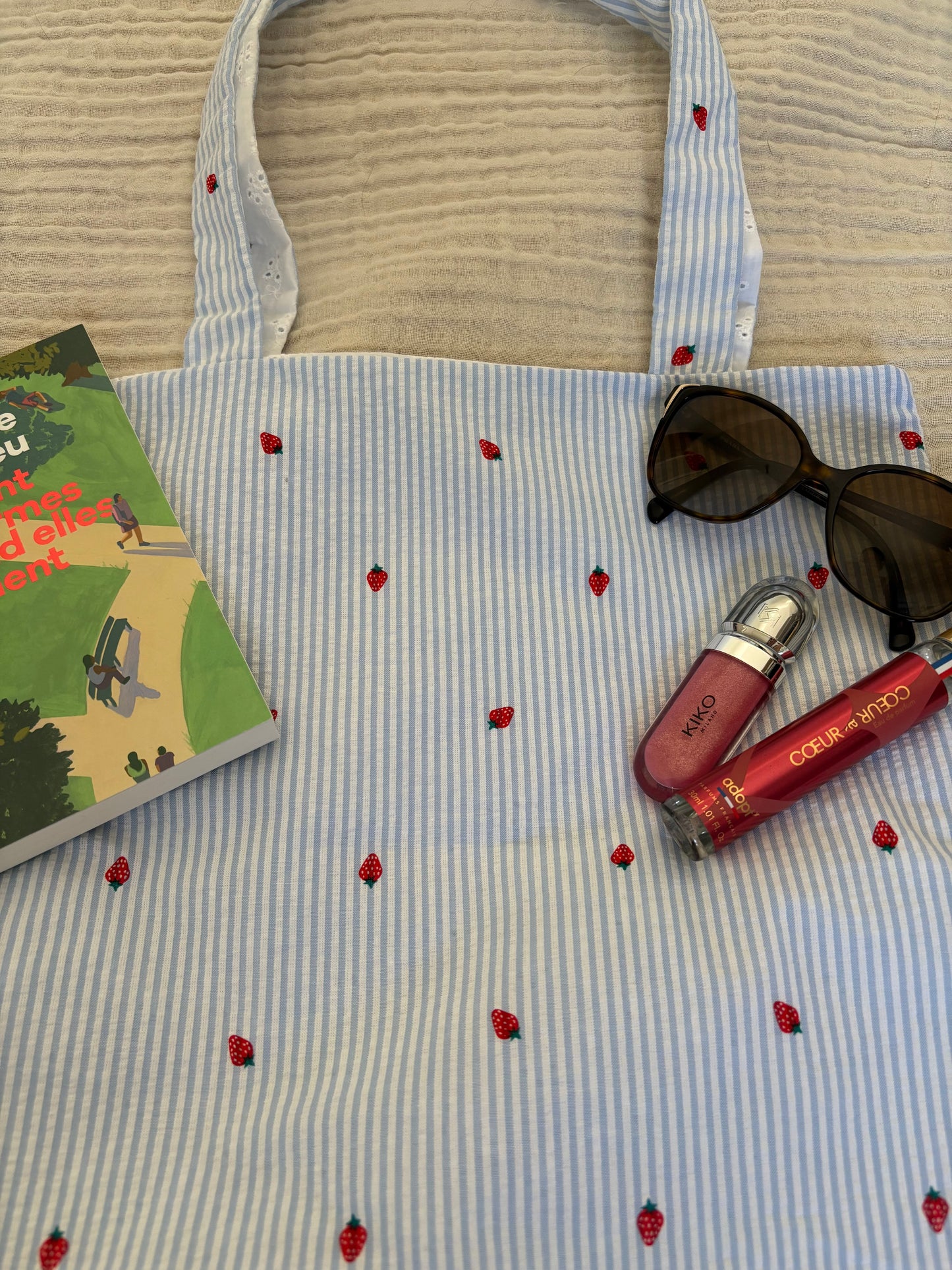 Tote bag fraise