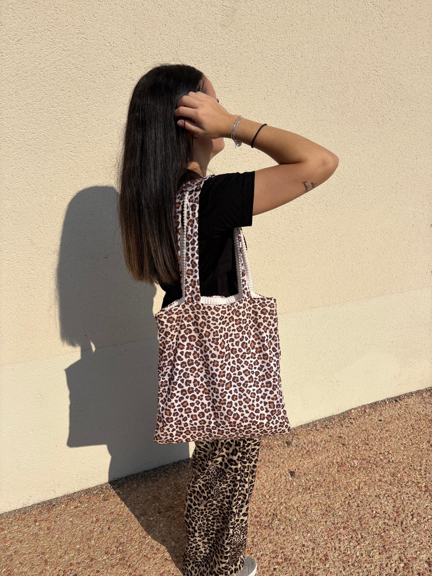 Tote bag léopard